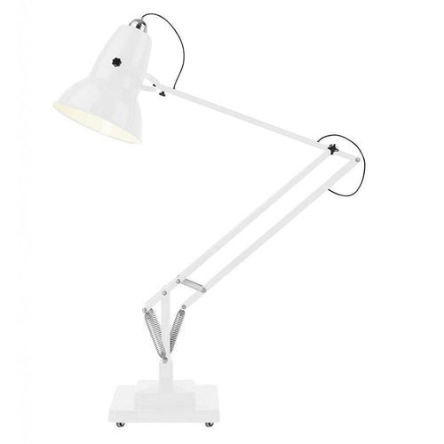 Reproduction Giant, lampe sur pied, en aluminium, blanc