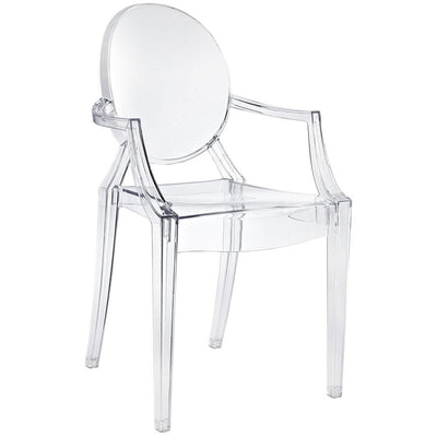 Reproduction Louis Ghost, chaise de salle à manger, en polycarbonate, transparent