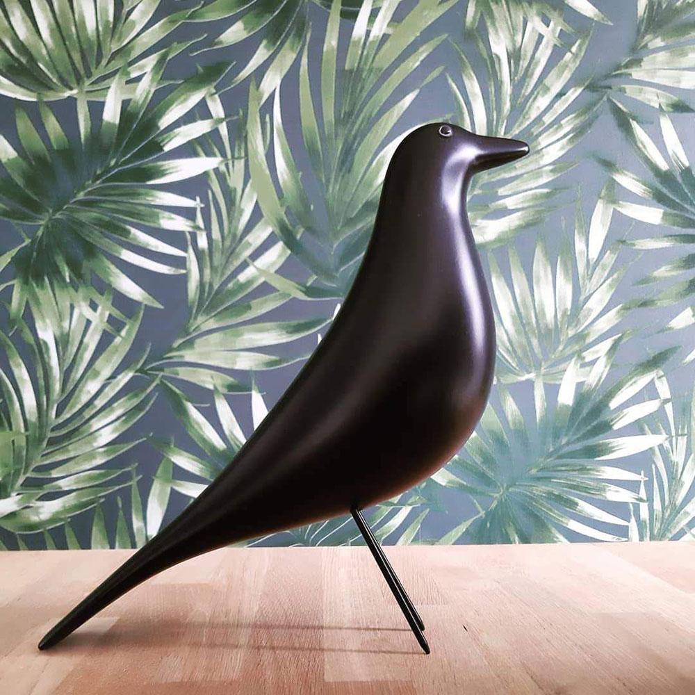 Oiseaux décoratifs oiseaux en bois décoration de table  printemps naturel coloré 12cm 3pcs-14784