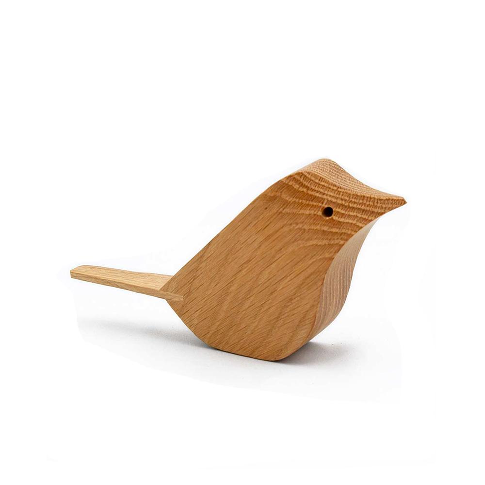 4U Petit Oiseau, objet de décoration, en bois, naturel
