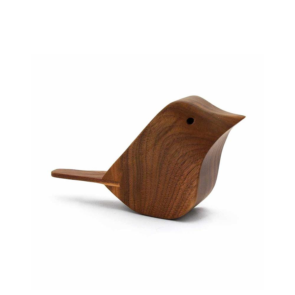 4U Petit Oiseau, objet de décoration, en bois, noyer