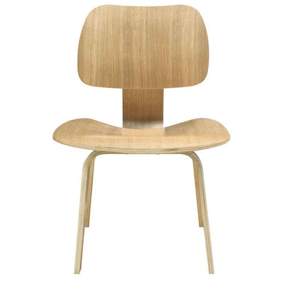 Reproduction Plywood DCW, chaise de salle à manger, en placage de bois, chêne