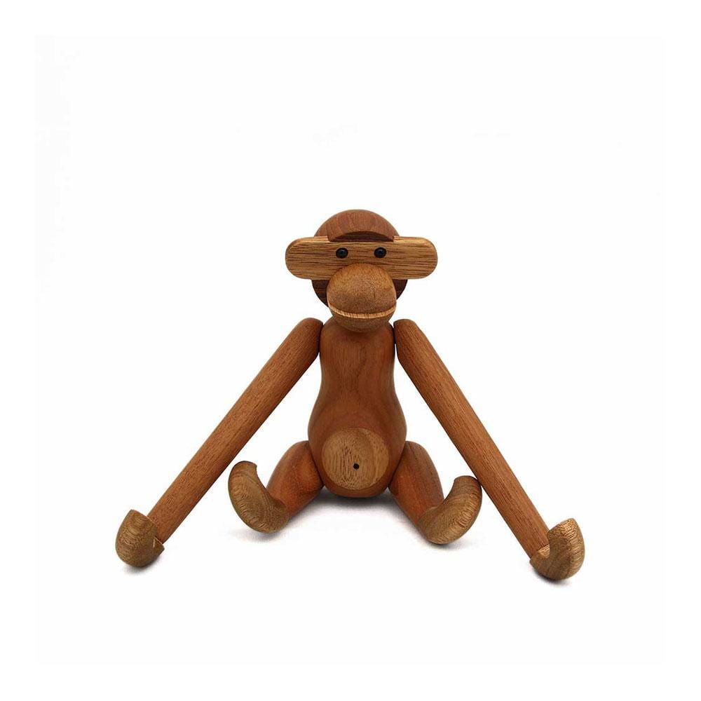 4U Singe, objet de décoration et jouet, en bois, petit