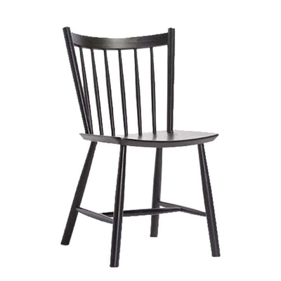 Reproduction J41, chaise de salle à manger, en bois, noir
