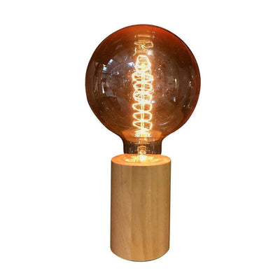 Reproduction Jiar, base de lampe de table, en bois, frêne