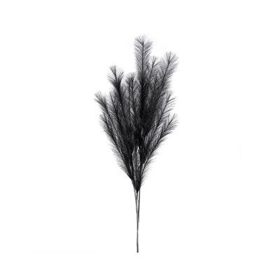 Sélection Nüspace Plume du désert, fausse plante décorative, en mousse et métal, noir
