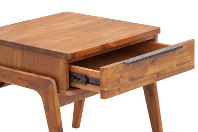 Sélection Nüspace Remix, table d'appoint, en bois d’acacia massif et du placage