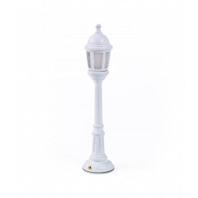 Seletti Lampadaire, lampe de table en forme de lampadaire, en résine, blanc