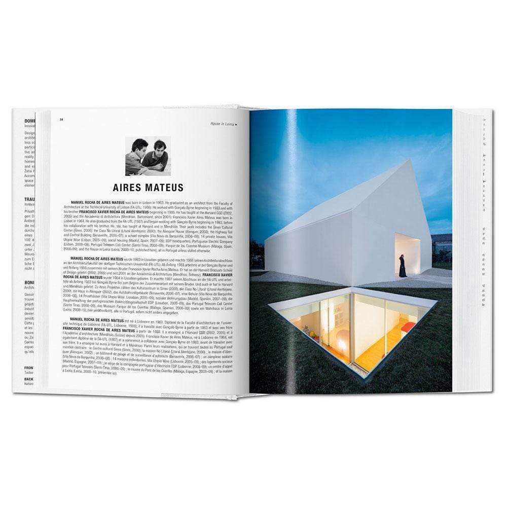 Découvrez l'art de l'architecture contemporaine avec "100 Contemporary Houses" de Taschen. Explorez 100 demeures exceptionnelles, reflets des talents et des visions uniques des vingt dernières années.
