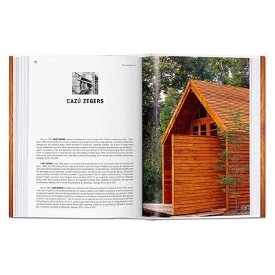 Voyagez à travers la renaissance de l'architecture en bois avec "100 Contemporary Wood Buildings" de Taschen. Explorez 100 projets du monde entier, mettant en avant la créativité des architectes dans l'utilisation novatrice du bois.