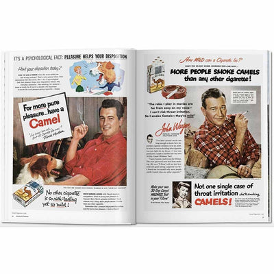 "All-American Ads of the 50s" de Taschen. Explorez des publicités colorées qui capturent l'optimisme économique et les tensions sociales de l'époque. Un régal pour les amateurs d'histoire et de design rétro.