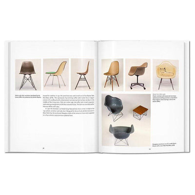 "Eames" de Taschen : Une vision détaillée de l'influence révolutionnaire de Charles et Ray Eames. Des esquisses aux concepts, plongez dans leur impact sur le design moderne à travers une variété de disciplines artistiques.