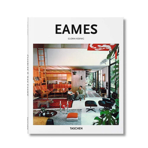 Taschen Eames, livre d’art. Découvrez tous les aspects de leur illustre répertoire et son impact révolutionnaire sur la vie des classes moyennes américaines.