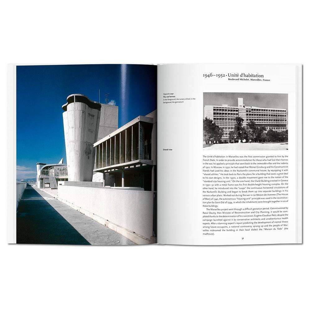 Le Corbusier selon Taschen : Un hommage à l'architecte visionnaire. Découvrez son influence mondiale, des projets non réalisés à Chandigarh, et explorez son impact durable sur l'architecture contemporaine.