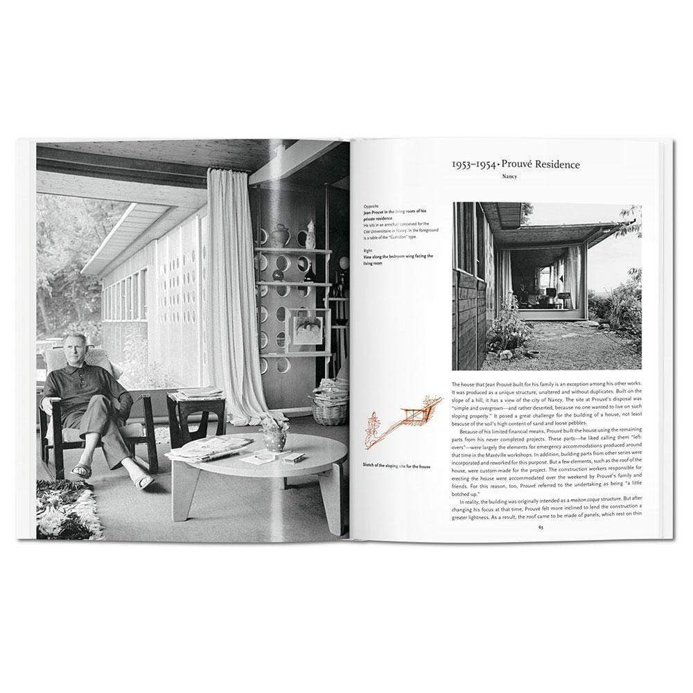 Jean Prouvé, pionnier visionnaire de l'architecture et du design, dévoilé dans cet ouvrage de Taschen. Explorez son génie technique et son héritage durable qui a marqué le XXe siècle.
