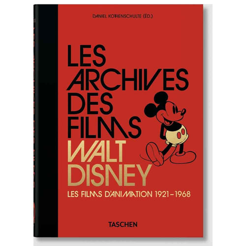 Taschen The Walt Disney Film Archives. 1921–1968. 40th Ed., livre d’art. L'une des publications illustrées les plus complètes sur l'animation Disney, enfin disponible dans une édition compacte