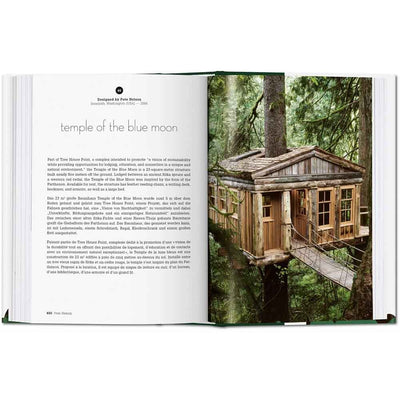 'Tree Houses' de Taschen, l'essentiel pour les amoureux des cabanes dans les arbres. 50 structures fascinantes, de l'aventure enfantine à l'hôtel de luxe, capturant l'essence de l'habitat créatif dans la nature.