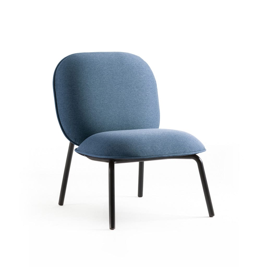 TOOU Tasca, chaise lounge, en tissu standard, bleu