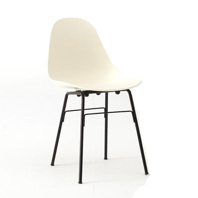 TA par TOOU Design, chaise d'intérieur multifonctionnelle, base noir, assise crème