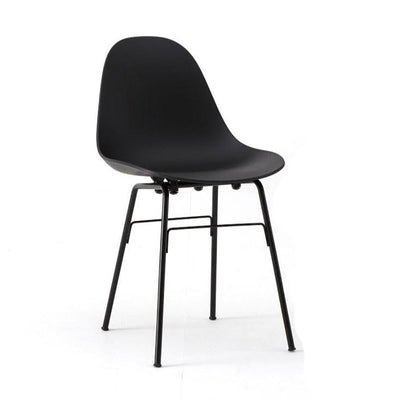 TA par TOOU Design, chaise d'intérieur multifonctionnelle, base noir, assise noir