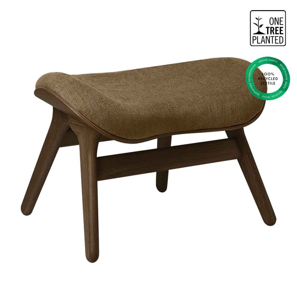 Umage A Conversation Piece, ottoman pour accompagner le fauteuil, en bois et polyester,  sucre brun, chêne foncé