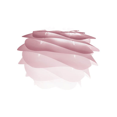 Umage Carmina, abat-jour en forme de vague avec un choix important de couleurs, en polypropylène, rose bébé, mini