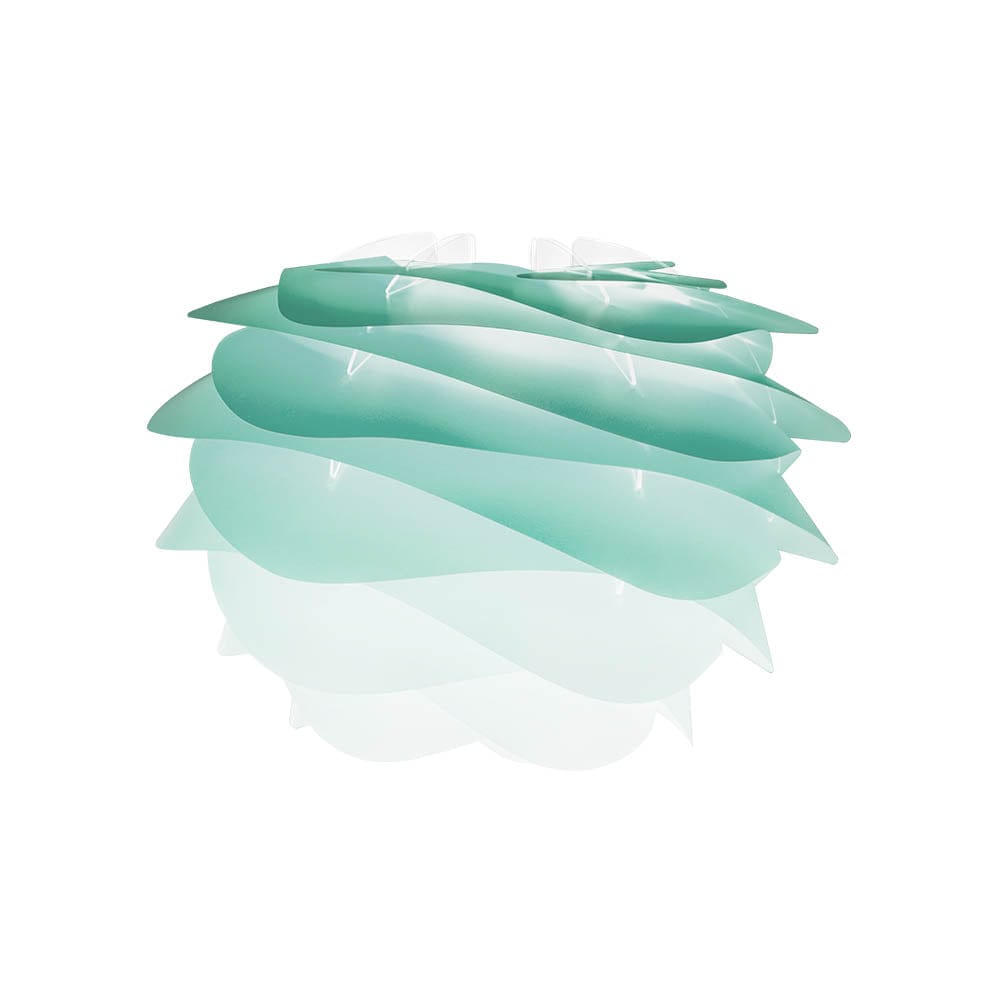 Umage Carmina, abat-jour en forme de vague avec un choix important de couleurs, en polypropylène, turquoise, mini