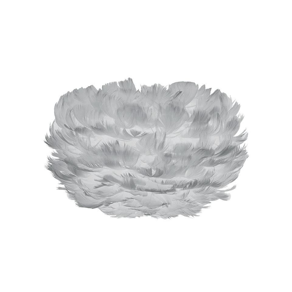 Umage Eos, abat-jour en forme de nuage disponible en plusieurs couleurs, en plumes d'oie,  micro, gris clair