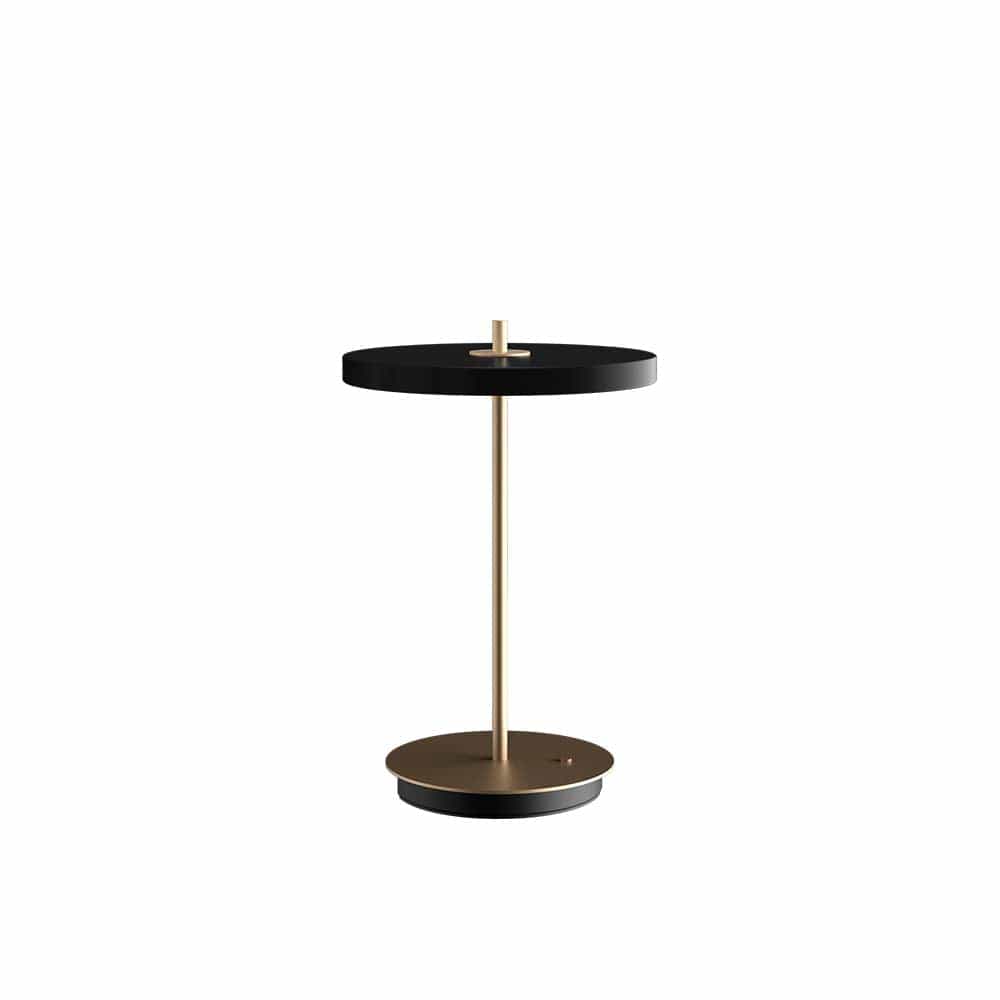 Umage Astertia Move, lampe de table sans fil, en acier, noir
