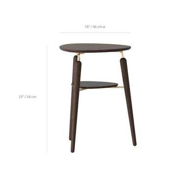 Umage My Spot, table d’appoint, en bois et acier, dimensions