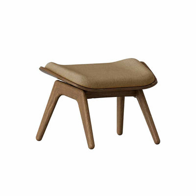Umage The reader, ottoman pour accompagner le fauteuil, en bois et polyester, sucre brun, chêne foncé
