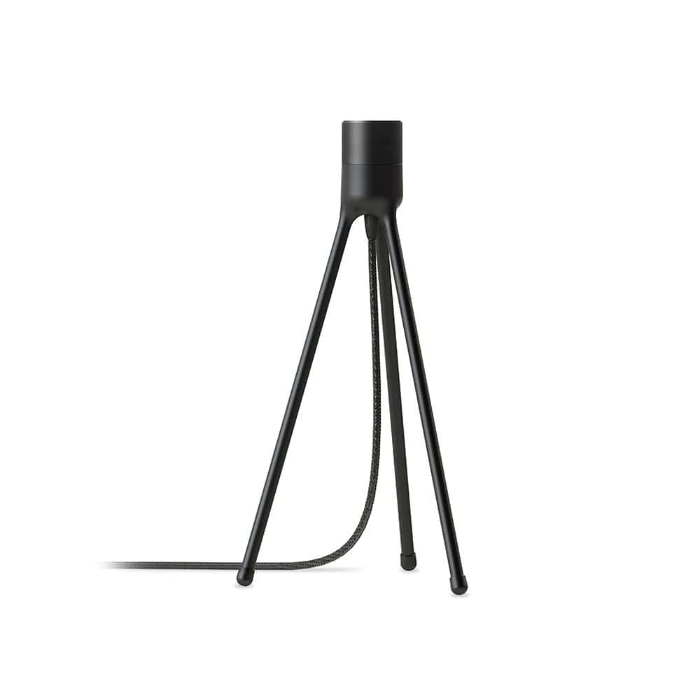 Umage Tripod Table, base pour lampe de table, en aluminium, noir
