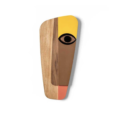 Umasqu Abstrasso, masque décoratif à accrocher au mur, en bois, #6